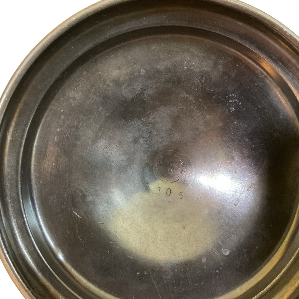 Vintage Van Bergh 3105 Quadruple Silver Plated And Glass Biscuit Jar. - Picture 8 of 8